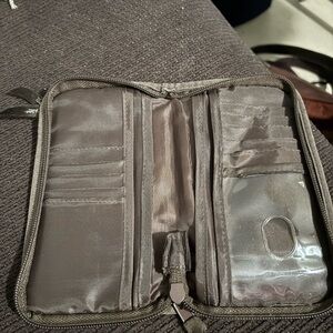 Thirty-One Brown Wallet Organizer